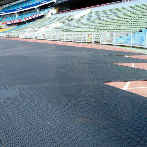 Temporary floor for stadiums, events
